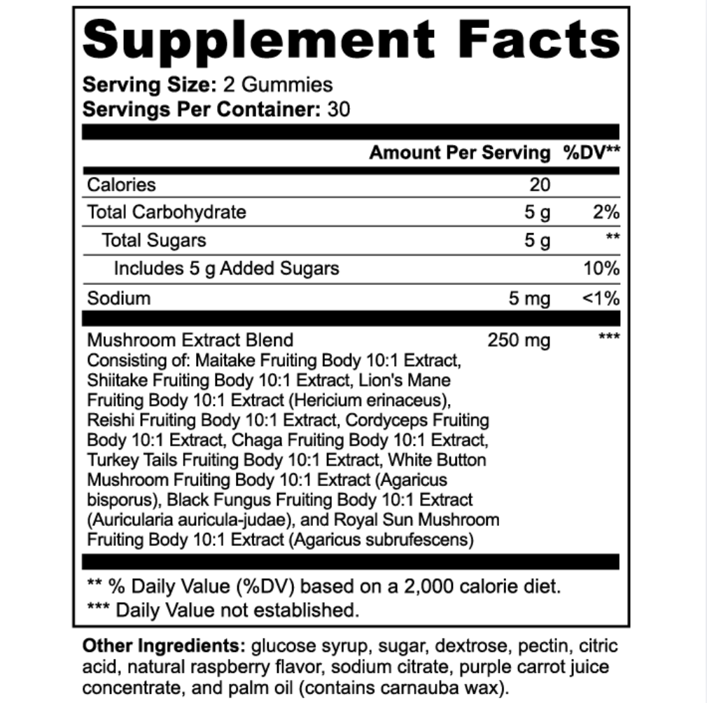Aypha Complete — 10-Mushroom Daily Gummies